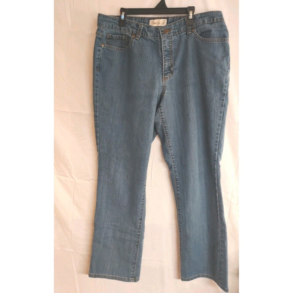 Emily B Womes Size 12 Jeans Flaw Small Hole